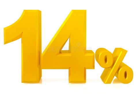   14%